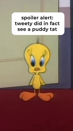 Looney Tunes (@looneytunes) - after 80 years this catchphrase never gets old #Tweety80 #looneytunes #tweetybird