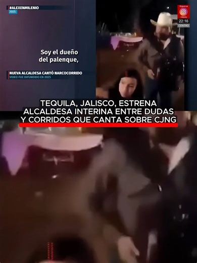 Tequila, Jalisco, estrena alcaldesa interina tras la detención del edil, pero crecen dudas por su cercanía con el exalcalde y por videos donde canta corridos que aluden al CJNG, aunque asegura que no hay extorsiones en el municipio. #AlexEnMILENIO #Milenio #Canal6 #Periodismo #Noticias #22h #TiktokInforma #Tequila #Jalisco #Alcaldesa #Corridos #Política #México #Municipio #Seguridad