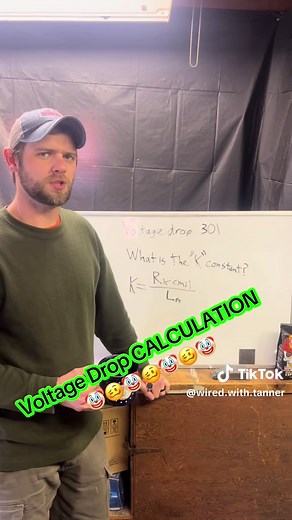 Understanding the K Constant in Voltage Drop Calculations