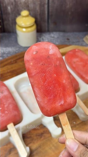Watermelon Ice Cream 🍉#icecream #kulfi #easyrecipe #summershorts #watermelon #shorts