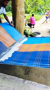 Mercerizing | মার্চেরাইজিং #weaver #villagelife #hardwork | BD Villagers