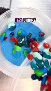 This blue raspberry mix? Straight up criminal 🚨🍬 Jason really said max sour, max drip Don’t scroll unless you can handle it 👀 | Krunchies