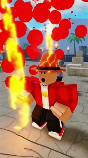 POV: You wear a hat and become a volcano 🎩🌋 #roblox #rblx #robloxedit #robloxshorts