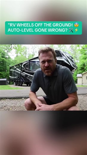 RV Auto-Level Fails: Wheels Off the Ground!