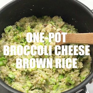 378K views · 356 reactions | One-Pot Broccoli Cheese Brown Rice makes...