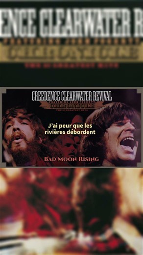 Bad Moon Rising with French lyrics!