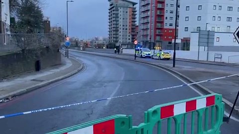 Police cordon off Woolwich road where 14-year-old boy stabbed to death on London bus