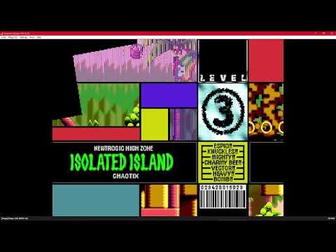 Ares Emulator 32X Test Video Featuring Knuckles Chaotix Part 1
