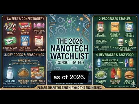 EXPOSED: The Dangerous "Invisible Inventory" Hiding in Your Food (The 2026 Nanotech Watchlist)