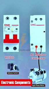 Single Phase Motor Connection with Modular Contactor #electronics #electrician #electronicscomponents #reelfb #foryouシ #foryoupageシ #fypシ #viralvideoシ #viralreelsfb #fbreelsvideo | 𝐄𝐥𝐞𝐜𝐭𝐫𝐨𝐧𝐢𝐜 𝐂𝐨𝐦𝐩𝐨𝐧𝐞𝐧𝐭𝐬