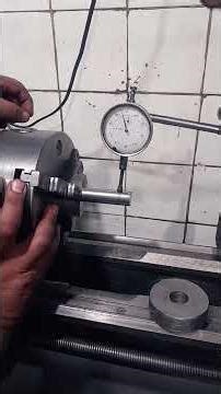 Centering with a dial indicator #automobile #shortsfeed #cnc lathe #classic milling machine #cnc ...