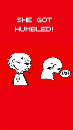 She got Humbled real quick! 😆 #shorts #animation