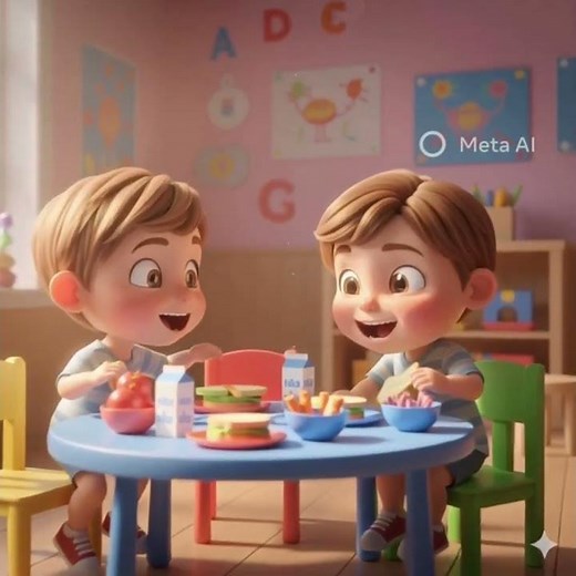 The Lunch Song 🍎🥪 | Healthy Eating Song for Kids | 3D Cartoon Nursery Rhymes | New Version