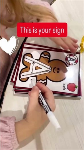 Gingerbread tracing cards are an easy way to add some holiday fun to handwriting practice