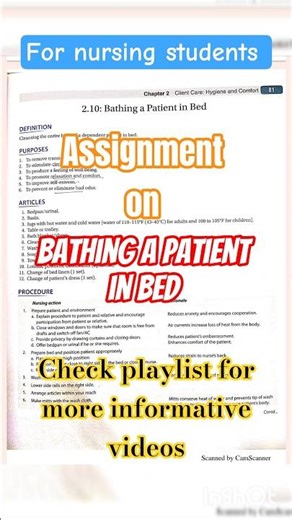 Bathing a patient in bed / Bed bath / Bathing a patient in bed procedure / Bed bath #nursing #gnm