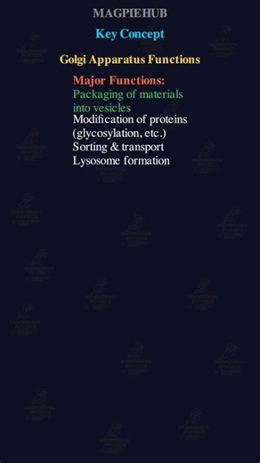 NEET 2025 Q140 Solution | Golgi Apparatus Cis Trans | Cell Biology #neet2026 #neetquestion