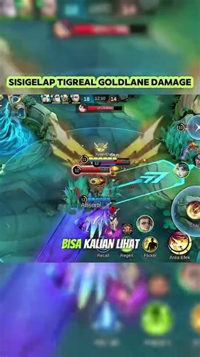 SISI GELAP TIGREAL GOLD LANE BUILD DAMAGE MLBB