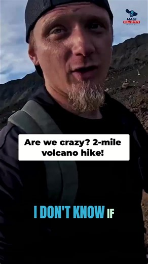 We're hiking down to a volcano vent! Two miles, wish us luck. Let's see how deep this crater really is. #VolcanoHike #AdventureTime #TravelVlog #CraterExploration