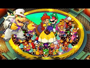 Super Mario Party - Team Minigames - Couple Luigi and Daisy vs All Bosses (Master)