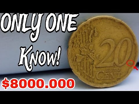"Rare 20 Euro Cent 2002 Coin – What Makes It Valuable $8000.000 20 euro cent coins worth money!
