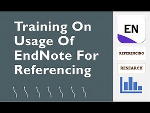Referencing through End note: workshop for beginners