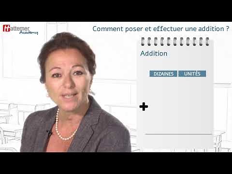 Comment poser et effectuer une addition