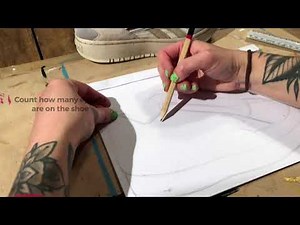 Year 9 - Observational drawing of a shoe
