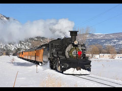 Winter Steam Trains On The Durango & Silverton Narrow Gauge Railroad D&S