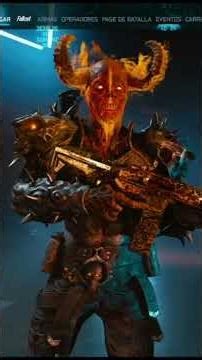 Warzone Main Menu Demonic Figure Showcase: Challenges & Lobby #shorts