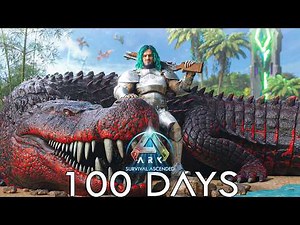 Surviving 100 Days in Hardcore ARK Survival Ascended