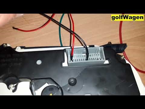 Renault Clio instrument cluster pinout