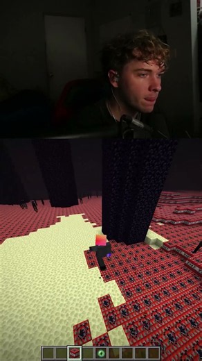 blowing up the ender dragon