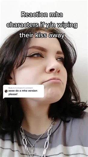 Reaction mha characters to y/n wiping their kiss away