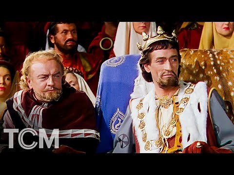 Ivanhoe Challenges Norman Knights in a Jousting Tournament (Clip) | Ivanhoe (1952) | TCM