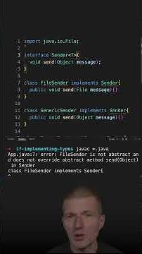 Generic Method Type Parameters in an Interface #java #shorts #coding #airhacks