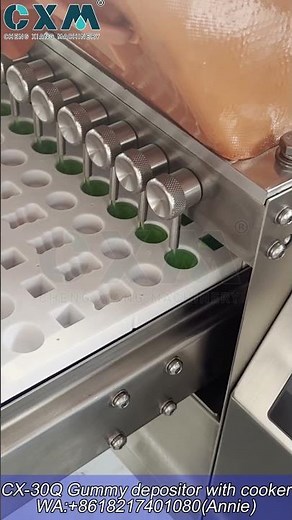 CX-30Q Gummy depositor with cooker丨gummy candy making machine