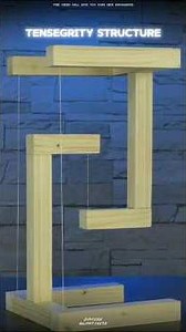 Tensegrity Structure #science #sciencefacts