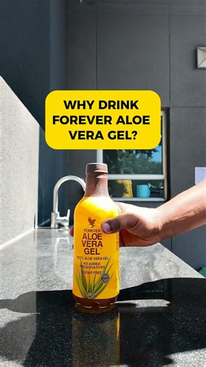 Why drink Forever Aloe Vera Gel? To support comfortable digestion, boost everyday immune wellness with natural nutrients and stay hydrated with added plant-based goodness. #ForeverSouthernAfrica #ForeverAloeVeraGel | Forever Living Products Southern Africa