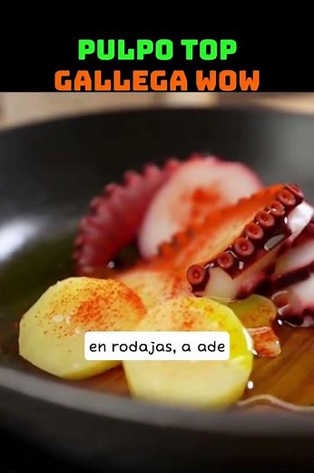 Descubre el pulpo a la gallega en solo 15 segundos