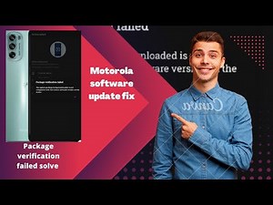 All Motorola software update package verification failed|| problem solved