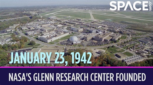 Happy birthday, Glenn Research Center! On January 23, 1942, the National Advisory Committee for Aeronautics—the N.A.C.A.—founded the Aircraft Engine Laboratory, which was renamed Lewis Research Center after NASA was established in 1958. Space History Archives👉 https://www.space.com/39251-on-this-day-in-space.html It was renamed again in 1999 as the Glenn Research Center. The facility was named after John Glenn, an astronaut who became the first American to orbit the Earth. The center is located