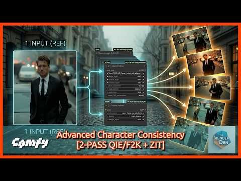Multi-Perspective Character Consistency in ComfyUI [ 2 workflows for QIE/F2K-KV & ZIT DUAL-PASS ]
