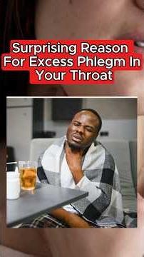 why you have excess mucus and how to get rid of it 👍