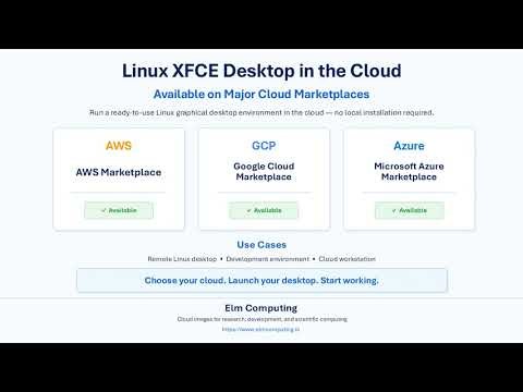 Linux GUI Desktop in the Cloud
