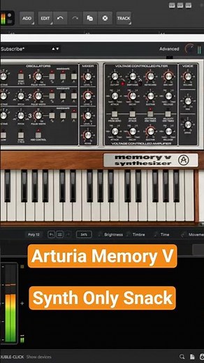 7 Instances of ‪@ArturiaOfficial‬ Memory V - sigh, what a beauty! #synth #sounddesign #arturia