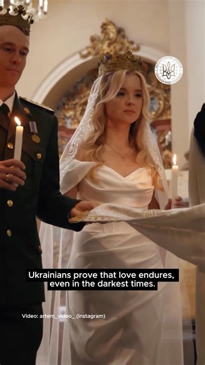 Ukrainian World Congress on Instagram: "It may look like a movie, but these are real Ukrainian weddings during war. There, brave people promise forever — despite everything, reminding that it takes true courage to love, not hate. ❤️"