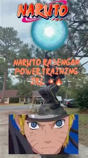 Naruto Rasengan Workout 💥 | Anime Training in Real Life 💥🔥 #naruto