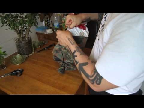 How to make a rifle shooting bag.