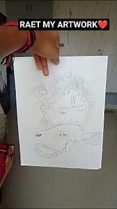 REAT MY ARTWORK ❤️#drawing video