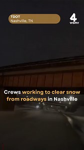 The Tennessee Department of Transportation have cleared 3,600 miles of roads, but conditions are still slick in some spots. TDOT said they have worked 46 incidents since 6:30 p.m. to midnight. More on what the weather will look like throughout the day. ➡ https://tinyurl.com/3k8mb7vz | WSMV 4, Nashville